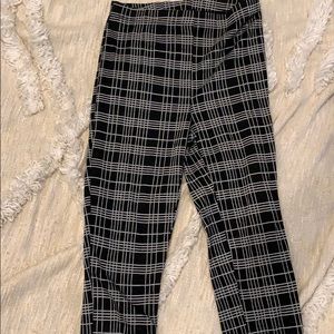 Plaid leggings/ pants